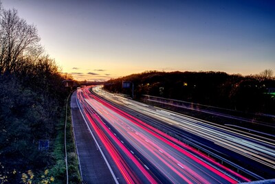 M4 looking west